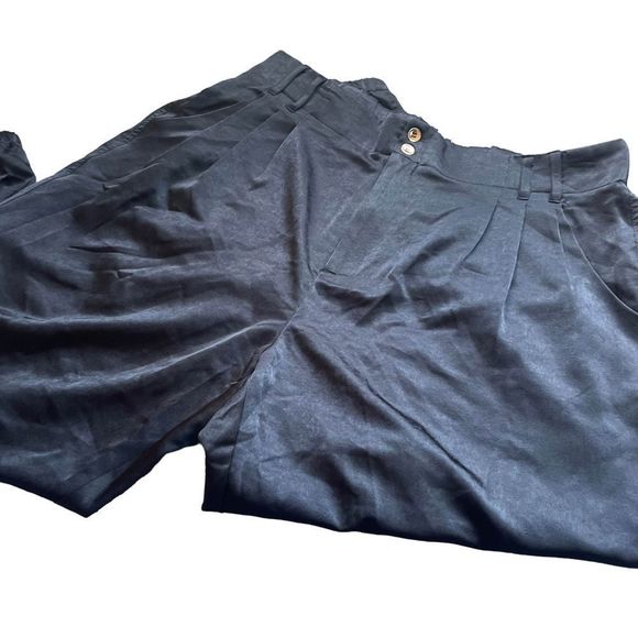 Time and Tru soft black jogger silky pants size XL - Picture 5 of 8